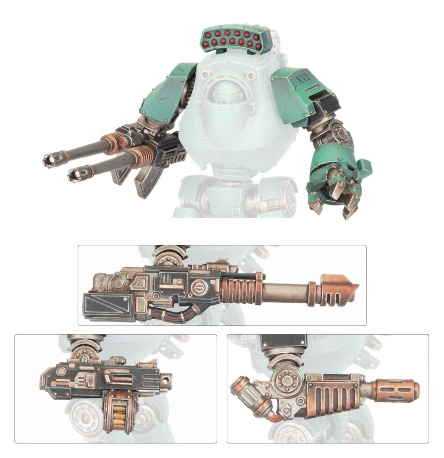 Contemptor Dreadnought Weapons Frame 1 Upgrade Kit Warhammer Horus Heresy