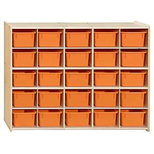 Contender C16009ORF (COO2Z) Contender 25 Tray Storage with Orange Trays - Assembled