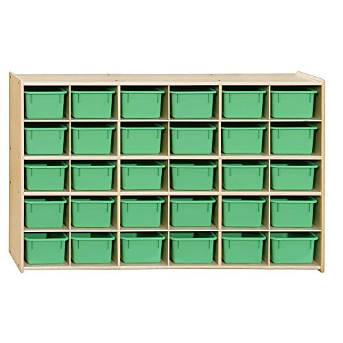 Contender C16039LG (COO2Z) Contender 30 Tray Storage with Lime Green Trays - RTA
