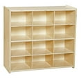 thumbnail image 1 of Contender C16129F Contender Baltic Birch 12-Cubby Storage Unit Withoutut Tubs-Assembled, 1 of 2
