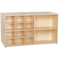 thumbnail image 1 of Contender C16609LGF Double Mobile Storage With Lime Green Trays - Assembled, 1 of 1