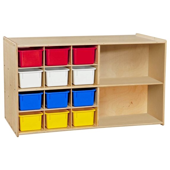 Contender Double Storage with (12) Assorted Trays - Assembled