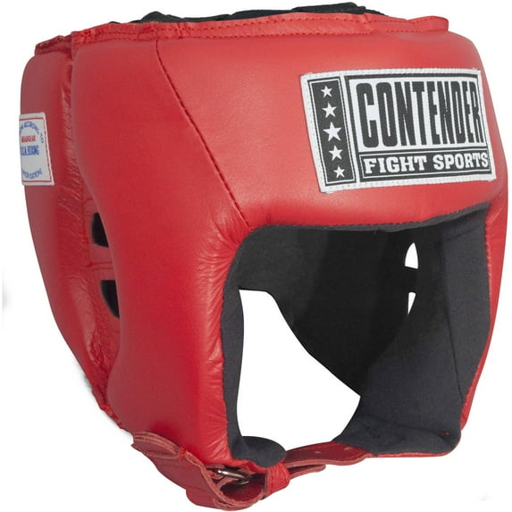 Contender Fight Sports Open Face Competition Headgear Medium Red