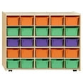 thumbnail image 1 of contender mobile storage 25 compartment cubby with trays, 1 of 2