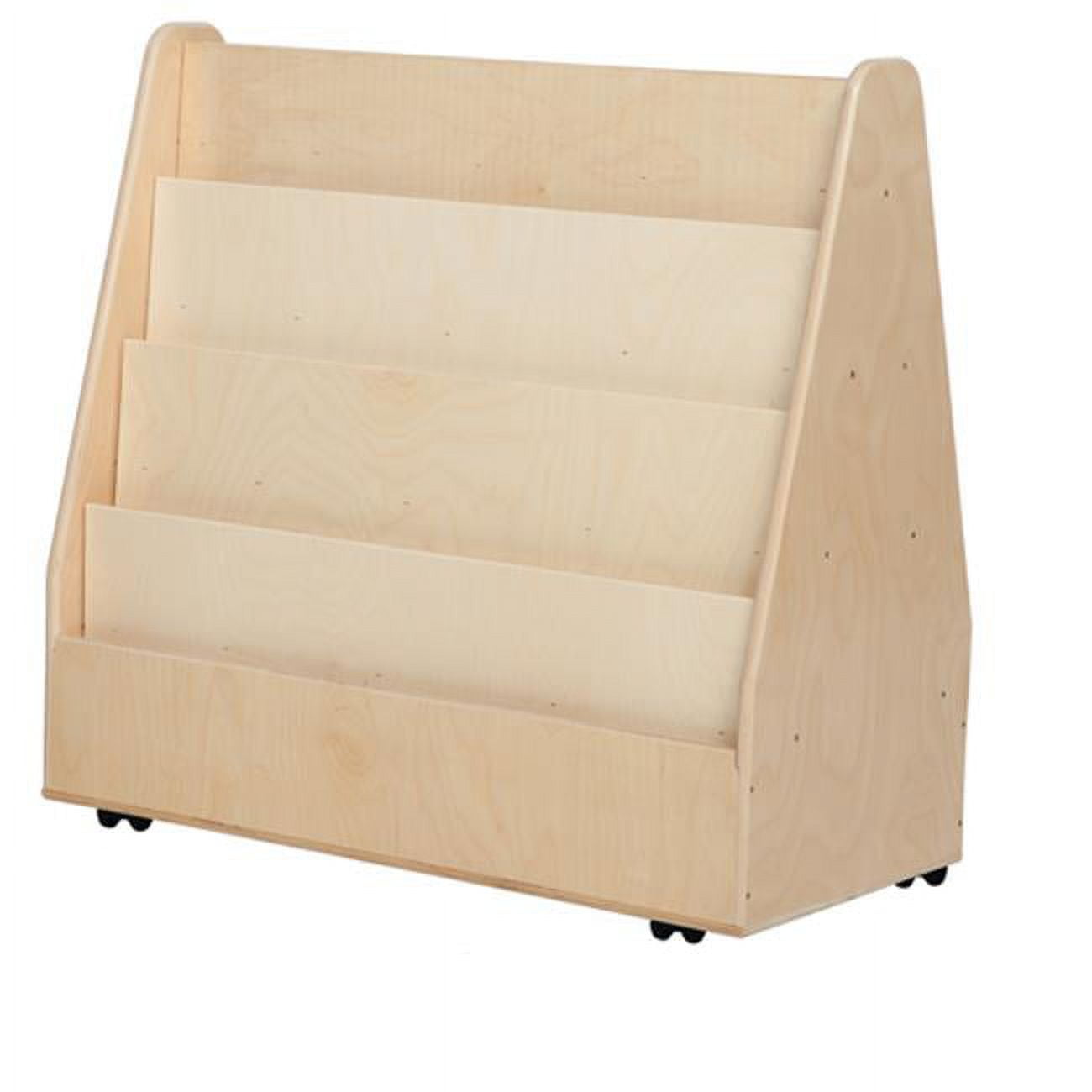 Contender Double Sided Plywood Book Display with Casters