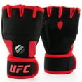 thumbnail image 1 of UFC Quick Wrap Inner Gloves - S/M, Black - Comfort Fit, SHOCKSHIELD Gel, Faster Than Traditional Wraps - Wear Under Boxing or MMA Gloves, 1 of 7