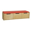 thumbnail image 1 of Contender C990651F  Reading Bench with Drawers, Assembled, 1 of 1