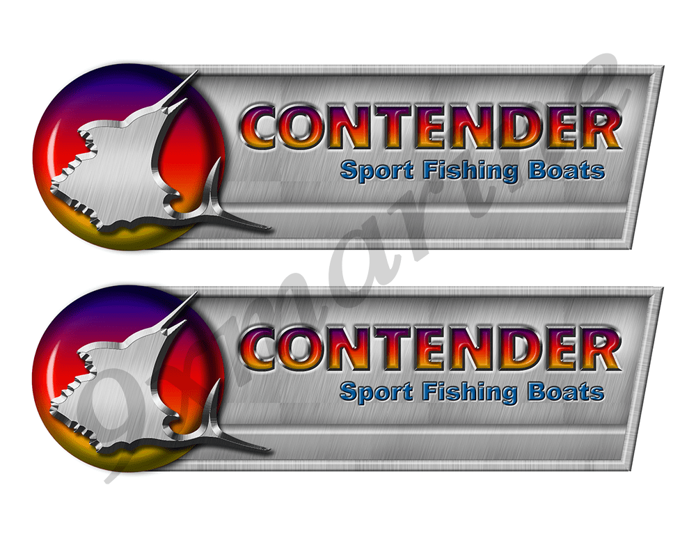 Contender Retro Sticker set - 10