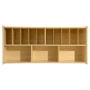 Contender Wall Mount Diaper Organizer Caddy, 100% Birch Plywood Diaper Storage Unit, Diaper Center for Nursery, Daycare, Schools [Greengaurd Gold Certified]