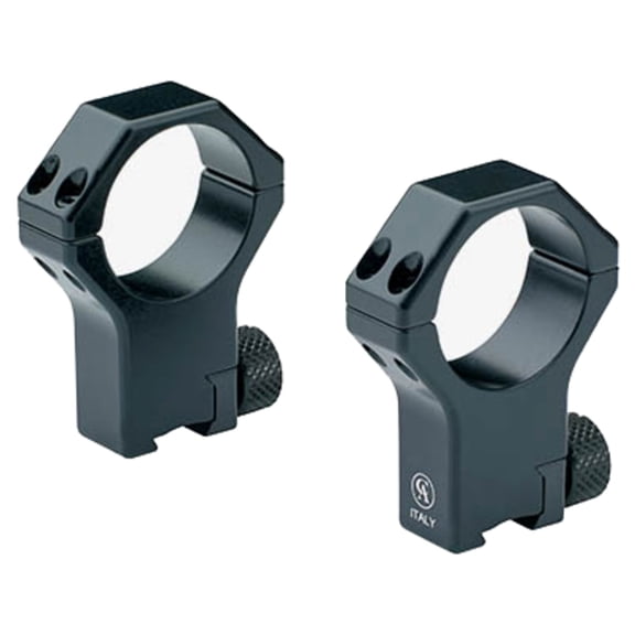 Contessa Dovetail Rings for 11 or 12mm 60 rails, 20mm w/QD, Medium, 1in, Black