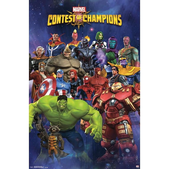 Contest of Champions - Group Poster and Poster Mount Bundle