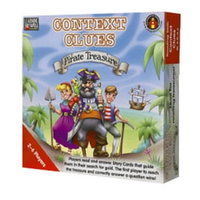 Context Clues Pirate Treasure Red
