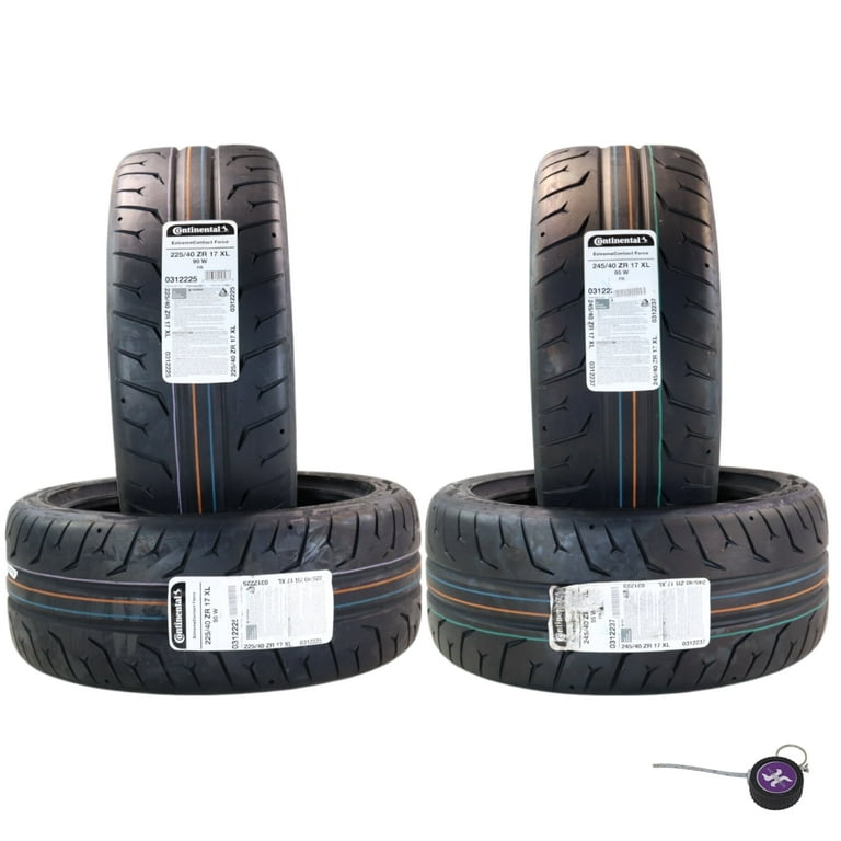 Conti by Hoosier Racing Tires 225/40R17 90W XL CONTACT FORCE and