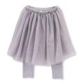 thumbnail image 1 of Conti Kids Little Girls Tulle Tutu Skirt Leggings Pants Gray 2-3 Years, 1 of 3