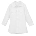 thumbnail image 1 of Conti Kids Toddler Girls Classic Long Sleeve White Blouse 6-7 Years, 1 of 5