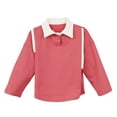 thumbnail image 1 of Conti Kids Toddler Girls Long Sleeve Polo T-Shirt Deep Pink 3-4 Years, 1 of 5
