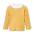 thumbnail image 1 of Conti Kids Toddler Girls Pullover Sweater Mustard 5-6 Years, 1 of 5