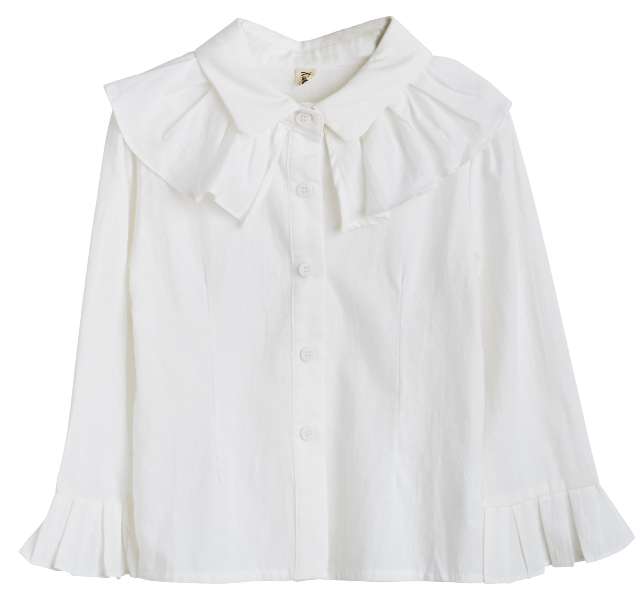 white toddler blouse
