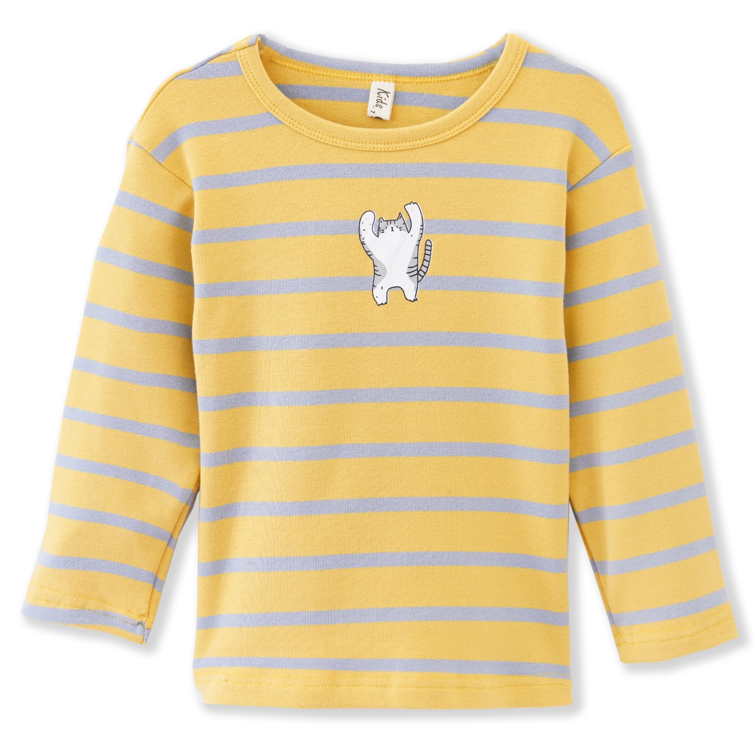 yellow striped shirt toddler