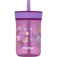 thumbnail image 1 of Contigo 14 oz Grape Tulips BPA-Free PLastic Straw Tumbler, 1 of 2