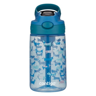 Lowest Price: Contigo Aubrey Kids Cleanable Water Bottle with  Silicone Straw and Spill-Proof Lid, Dishwasher Safe, 14oz, Mermaids