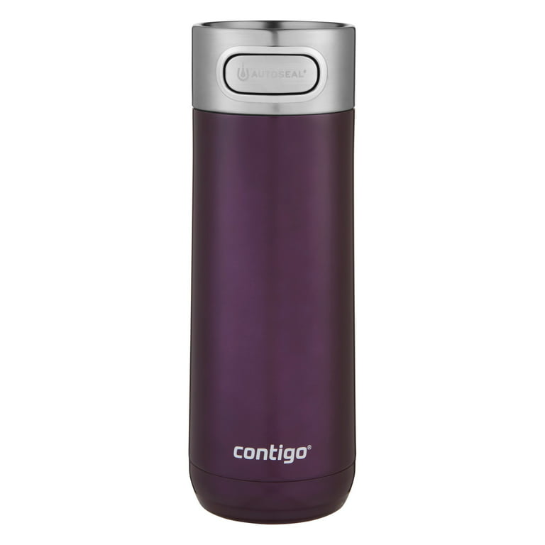 Contigo 16 Oz Luxe Autoseal Vacuum-insulated Coffee Travel Mug Spill-proof  with Stainless Steel Thermalock Double-wall Insulation, Merlot 