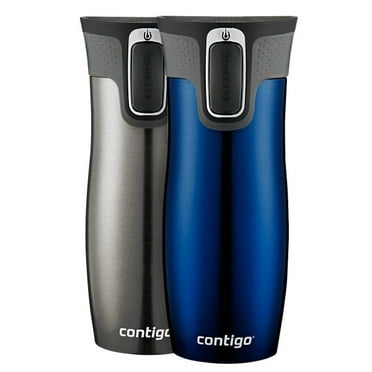 Contigo West Loop Stainless Steel Travel Mug with AUTOSEALLid, 16oz., 2 Pack