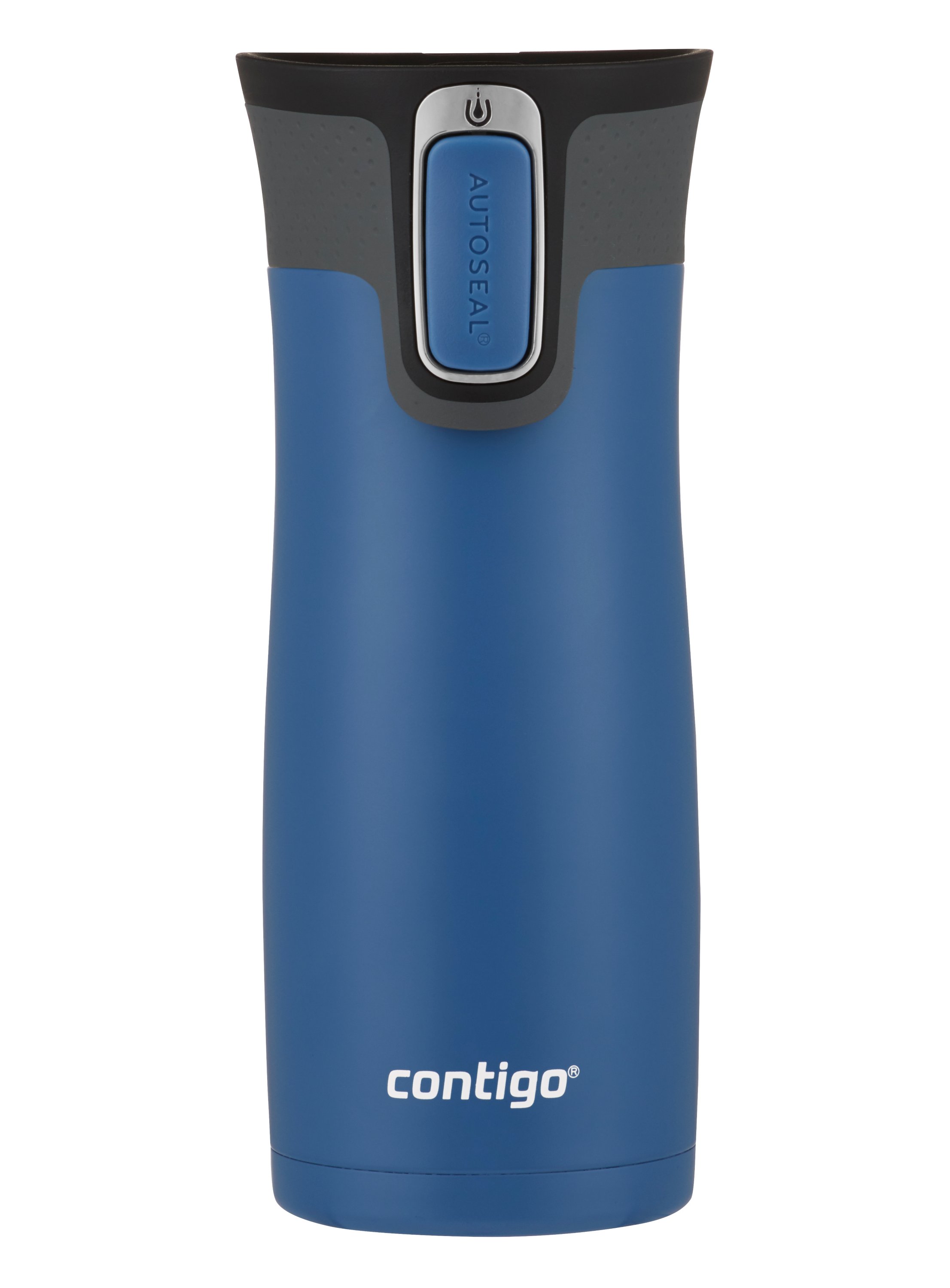 Contigo 16oz Autoseal West Loop Stainless Steel Travel Mug with Easy-Clean Lid, Blue Corn - image 1 of 2