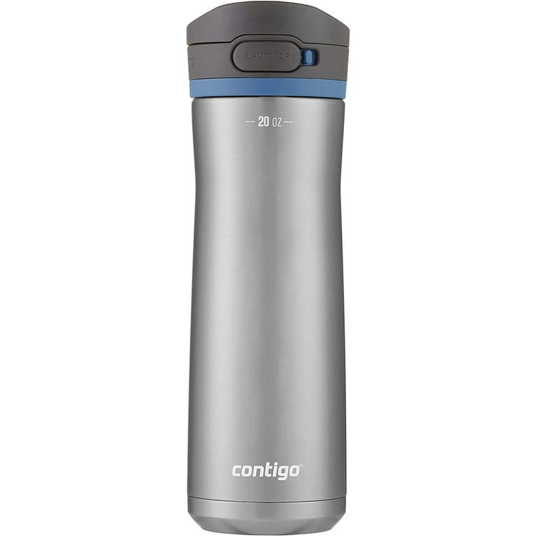 Contigo Jackson Chill 2.0 Stainless Steel Water Bottle with Autopop Wide  Mouth Lid Blue, 32 fl oz. 