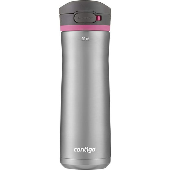 Contigo 20 oz. Jackson Chill 2.0 Water Bottle - Stainless Steel/Dragon Fruit