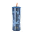 thumbnail image 1 of Contigo 20oz Shake & Go Tumbler, Plastic with Straw, Stellar Jay Cowhide Couture, 1 of 8