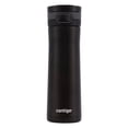 thumbnail image 1 of Contigo 20oz Thermalock Glacier Stainless Steel Water Bottle, Matte Black, 1 of 4