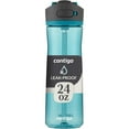 thumbnail image 1 of Contigo 2143068 Plastic Water Bottle, Autospout Lid, Teal, 24 oz. - Quantity 1, 1 of 7