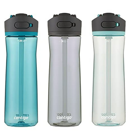 Contigo 24 oz. Ashland 2.0 Water Bottle 3-Pack - Juniper/Sake/Bubble Tea