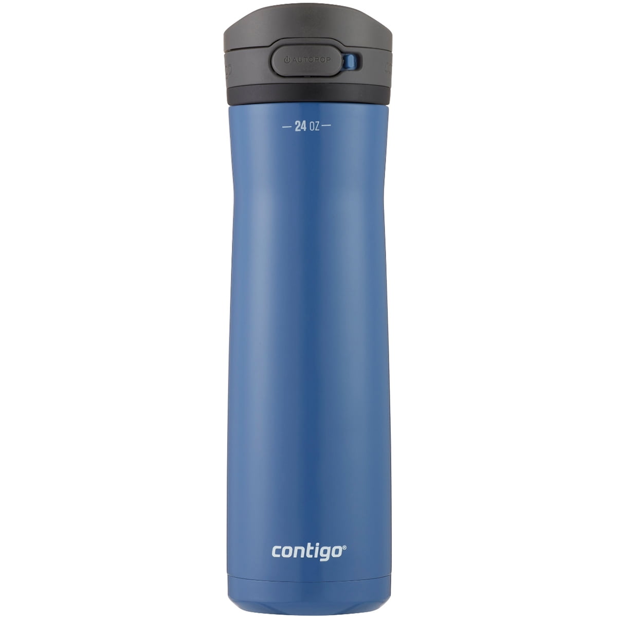 Contigo Clybourn Chill Freeflow Filtration Stainless Steel Water Bottle  with Spill-Proof Lid, 24oz Filtered Water Bottle with Carbon Fiber Filter