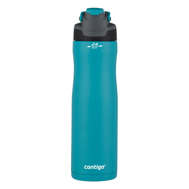 Contigo 24oz Autoseal Chill Vacuum-Insulated Stainless Steel Water Bottle,  Scuba Teal 