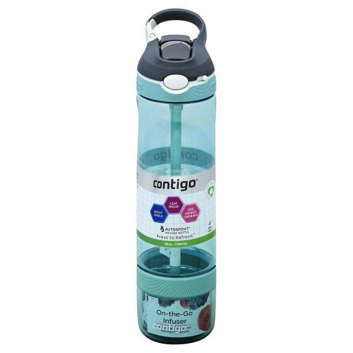 Contigo 3-Pack Cuff Water Bottle Set, 24-Ounce, Grey/Pink/Turquoise,  price tracker / tracking,  price history charts,  price  watches,  price drop alerts