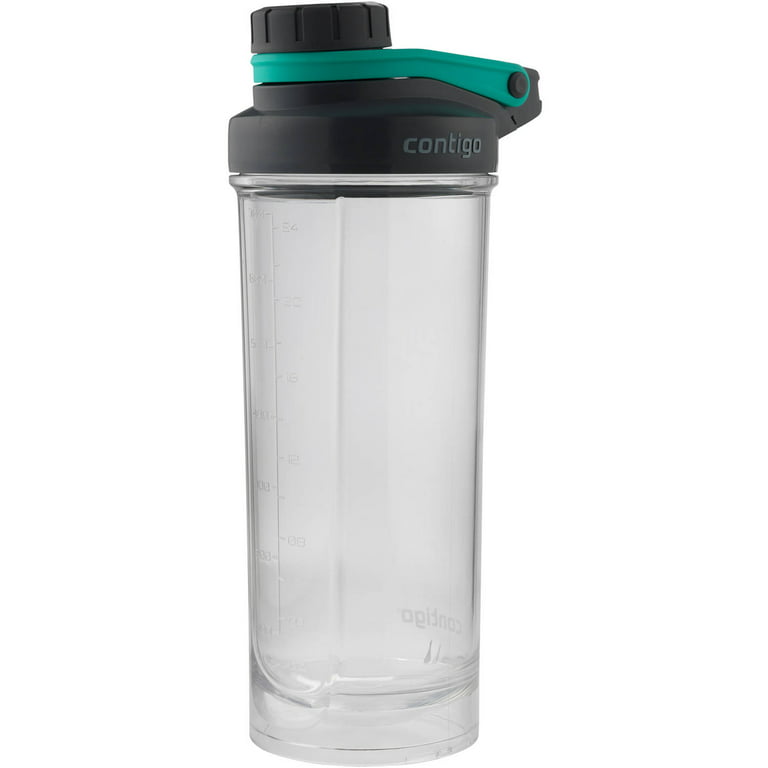New Contigo Shake & Go Fit Shaker Bottle 28oz Leak Proof Carabiner Water  Bottle