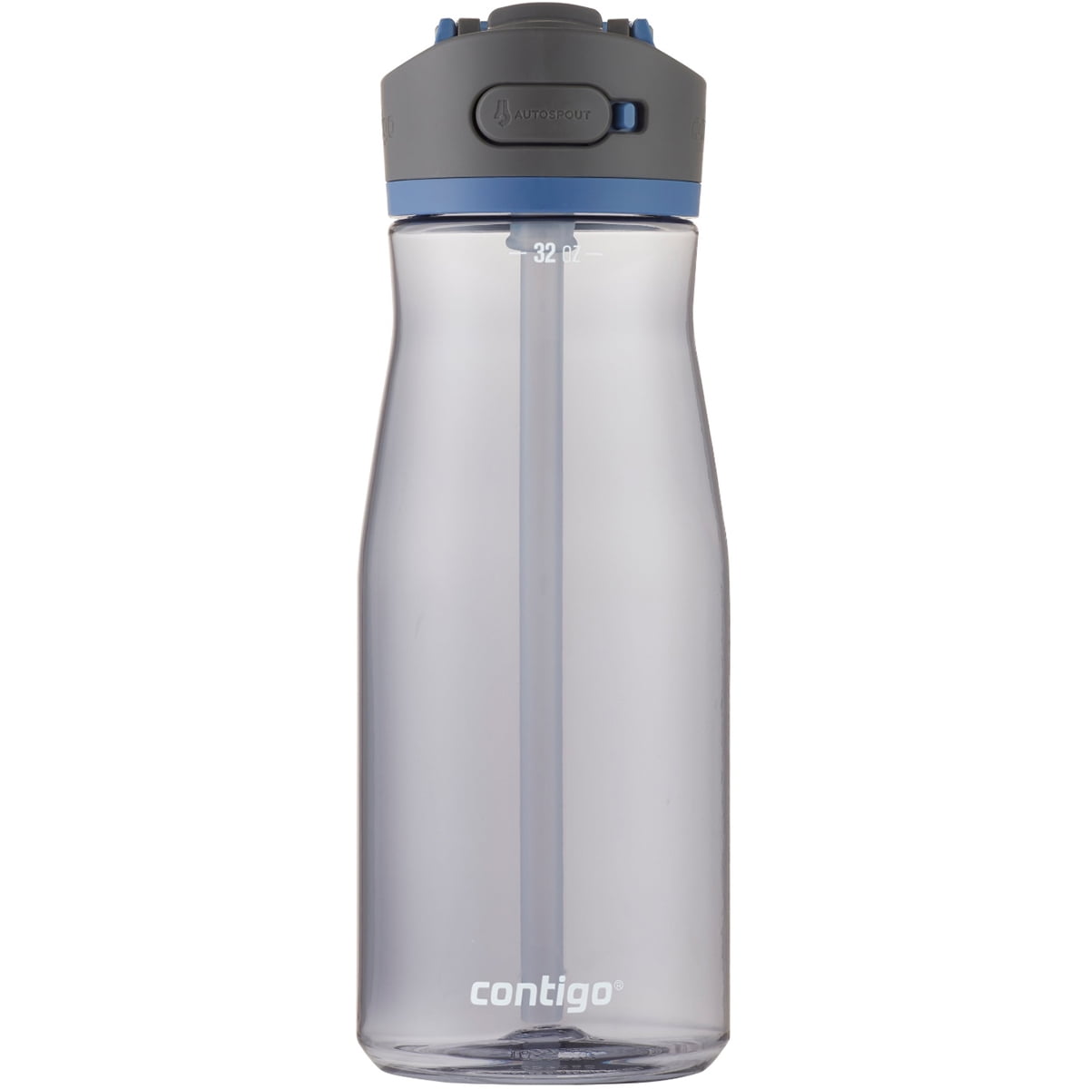 Contigo Contigo 6507602 32 oz BPA Free Autospout Gray Plastic Travel Water  Bottle at