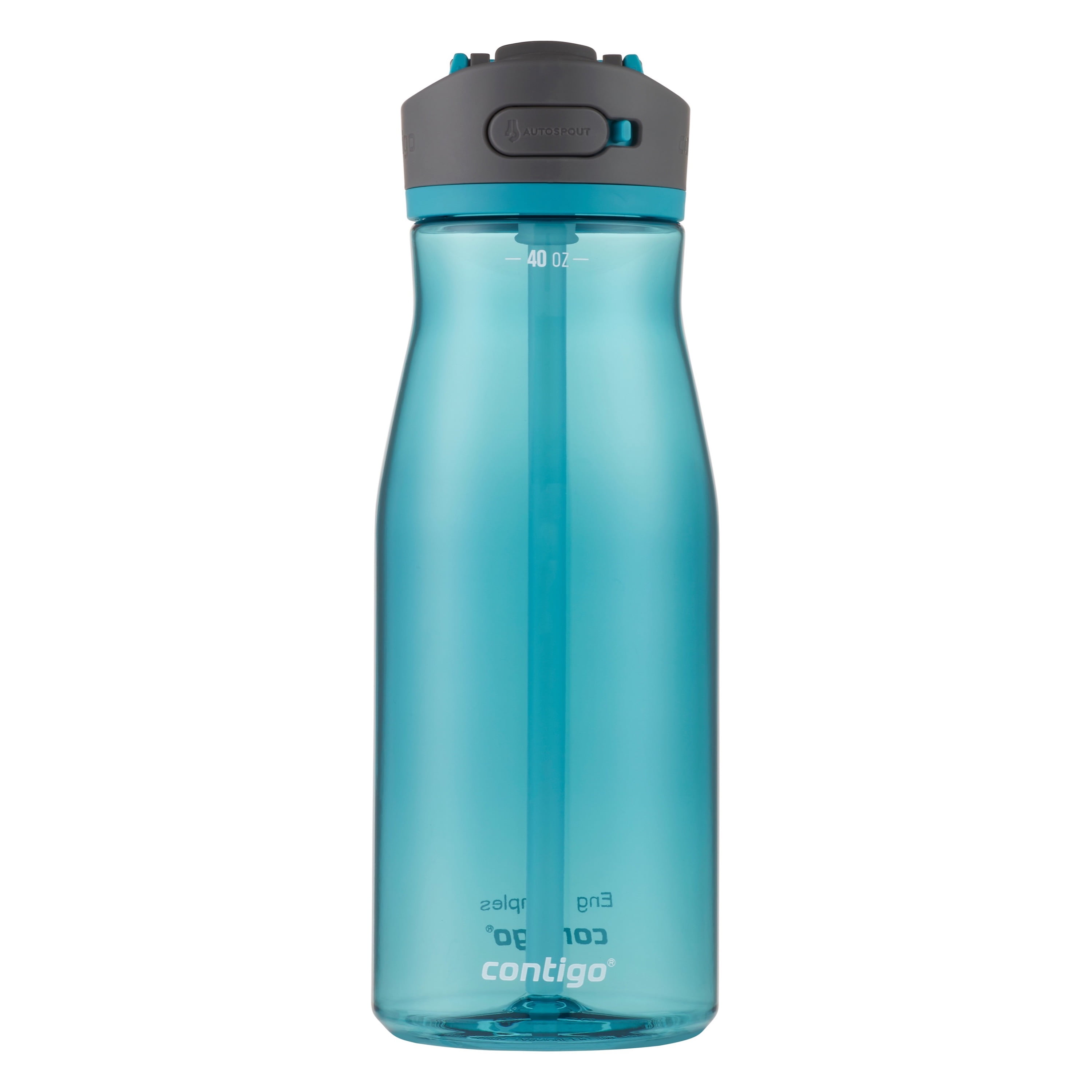 Contigo Ashland 2.0 Tritan Water Bottle with AUTOSPOUT Lid, 40 ounce, Juniper