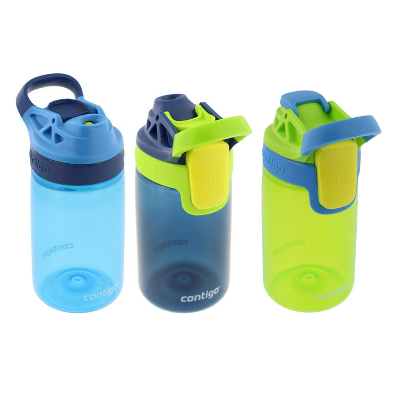 Contigo Gizmo Sip Autoseal 14 oz. Kids Water Bottles, 3 pk. (Assorted  Colors)