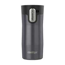 Contigo AUTOSEAL West Loop Vacuum-Insulated Stainless Steel Travel Mug with Easy-Clean Lid, Black, 12 oz