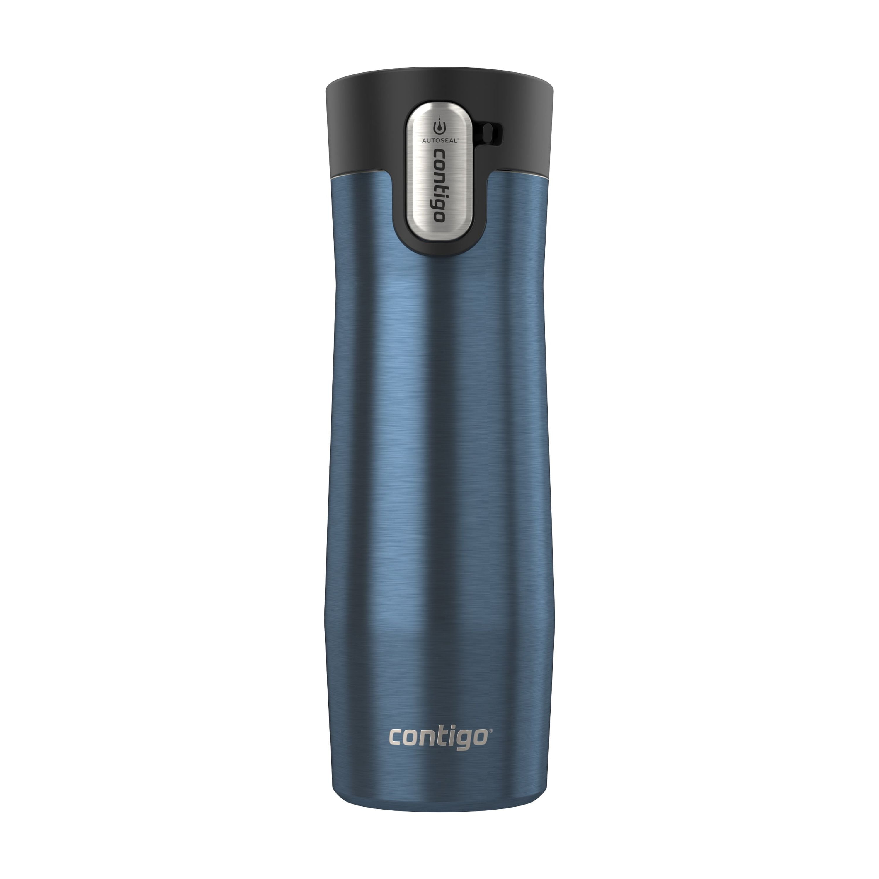Contigo AUTOSEAL West Loop Vacuum-Insulated Stainless Steel Travel Mug with Easy-Clean Lid, Blue, 20 oz