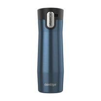 Contigo AUTOSEAL West Loop Vacuum-Insulated Stainless Steel Travel Mug with Easy-Clean Lid, Blue, 20 oz