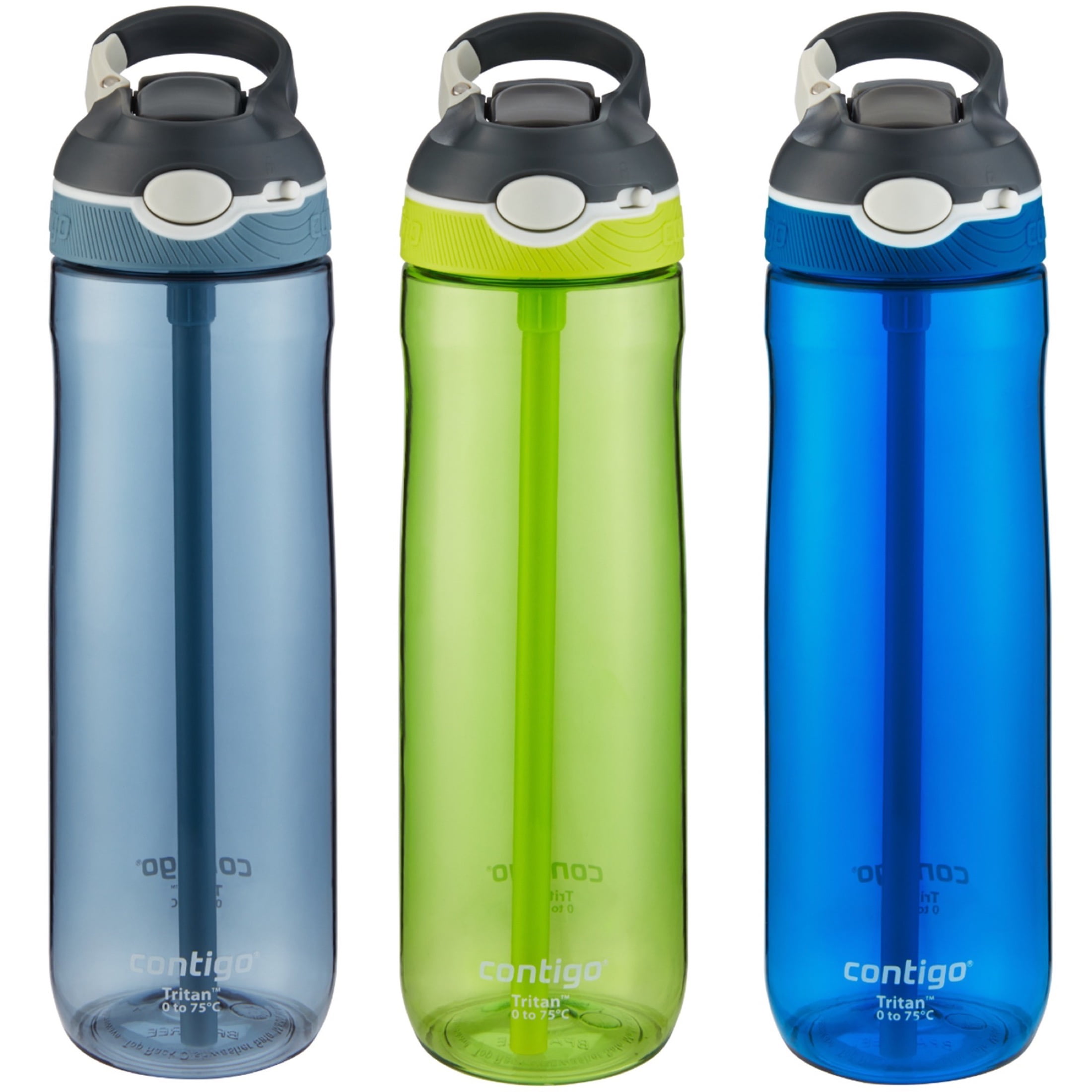 Contigo AutoSpout Water Bottle 24 oz. With Straw Ashland Clippable