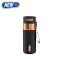 thumbnail image 1 of Contigo 16 oz Stainless Steel Water Bottle, Leak-Proof, Hot & Cold Insulated, Travel, Gym & Office Friendly, Carry Strap, Black/Bronze, 1 of 7