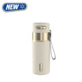 thumbnail image 1 of Contigo 16 oz Stainless Steel Water Bottle, Leak-Proof, Hot & Cold Insulated, Travel, Gym & Office Friendly, Carry Strap, Cream/Champagne, 1 of 7