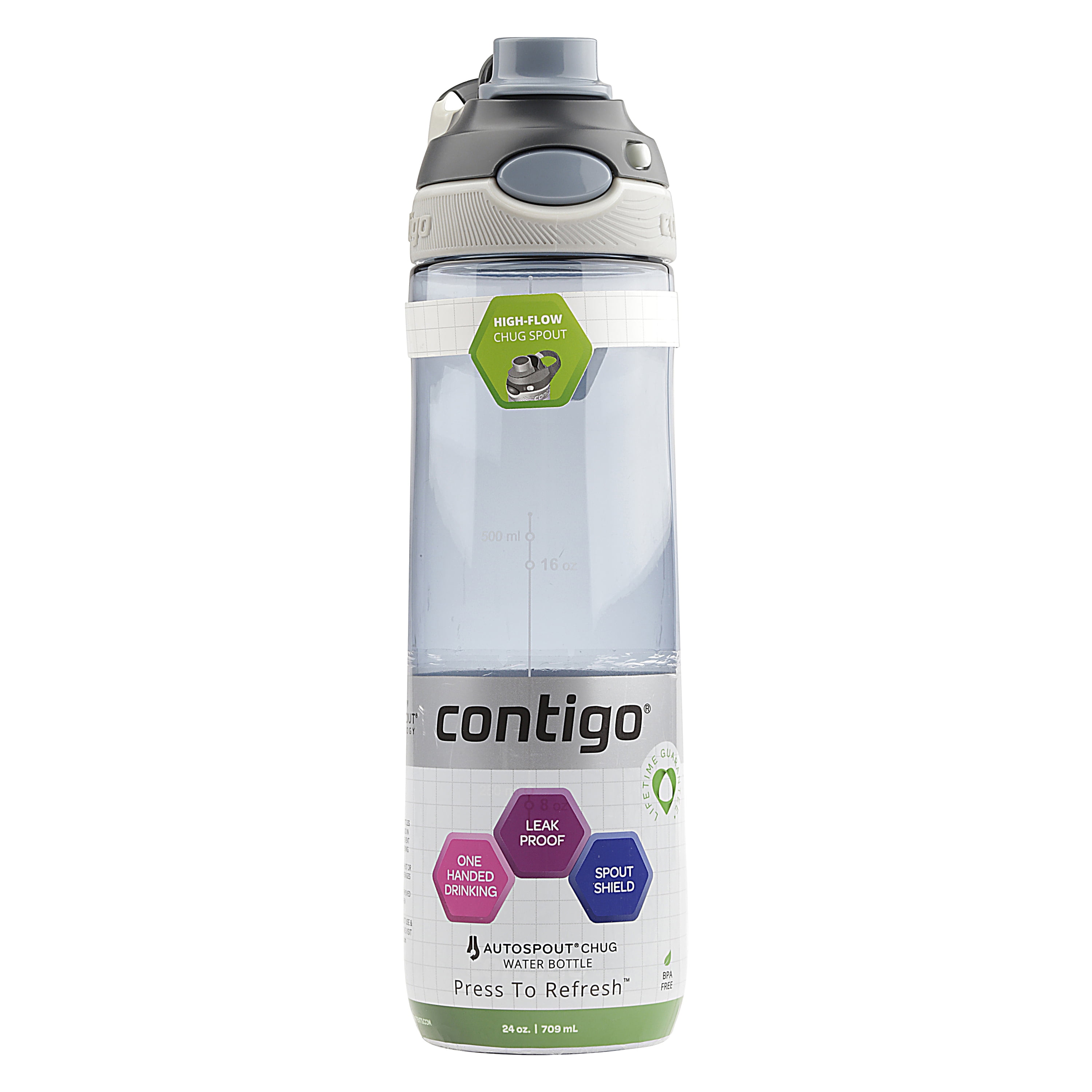 500ml 16.9 fl oz Cars Plip Top Bottle - Leak-Proof, BPA-Free, Odor-Resistant & Dishwasher Safe