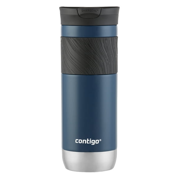 Contigo Byron 2.0 Stainless Steel Travel Mug with SNAPSEAL Lid Blueberry Blue, 20 fl oz.
