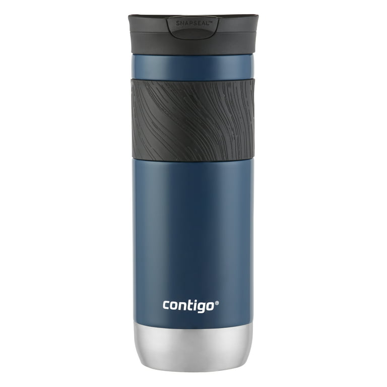 Byron Stainless Steel Travel Mug with SNAPSEAL™ Lid and Grip, 16
